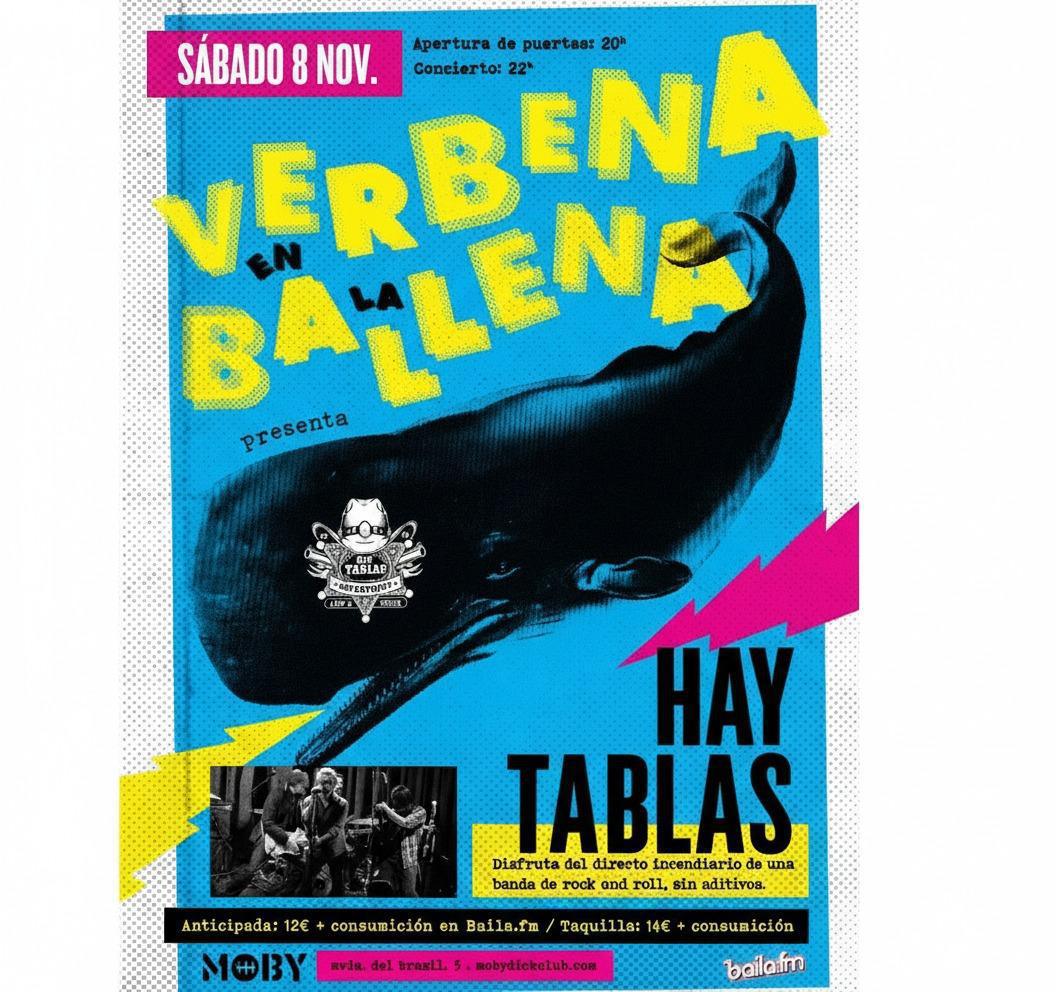 VERBENA EN LA BALLENA CON HAY TABLAS VERBENA EN LA BALLENA CON HAY TABLAS