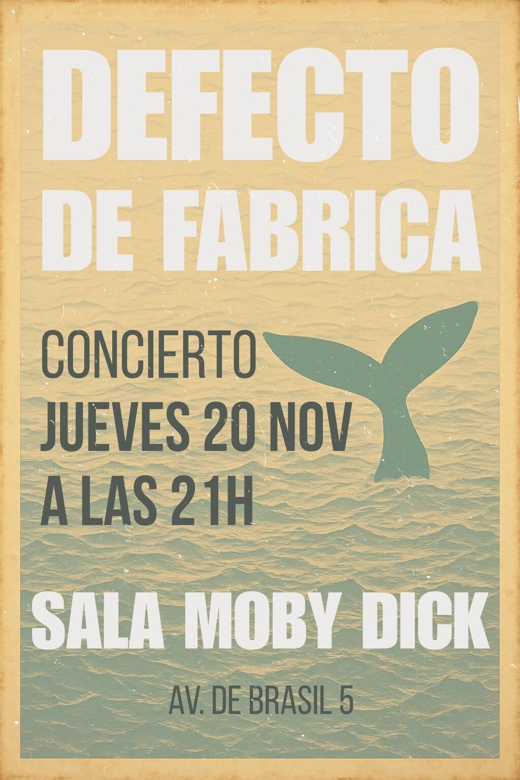 DEFECTO DE FÁBRICA  DEFECTO DE FÁBRICA
