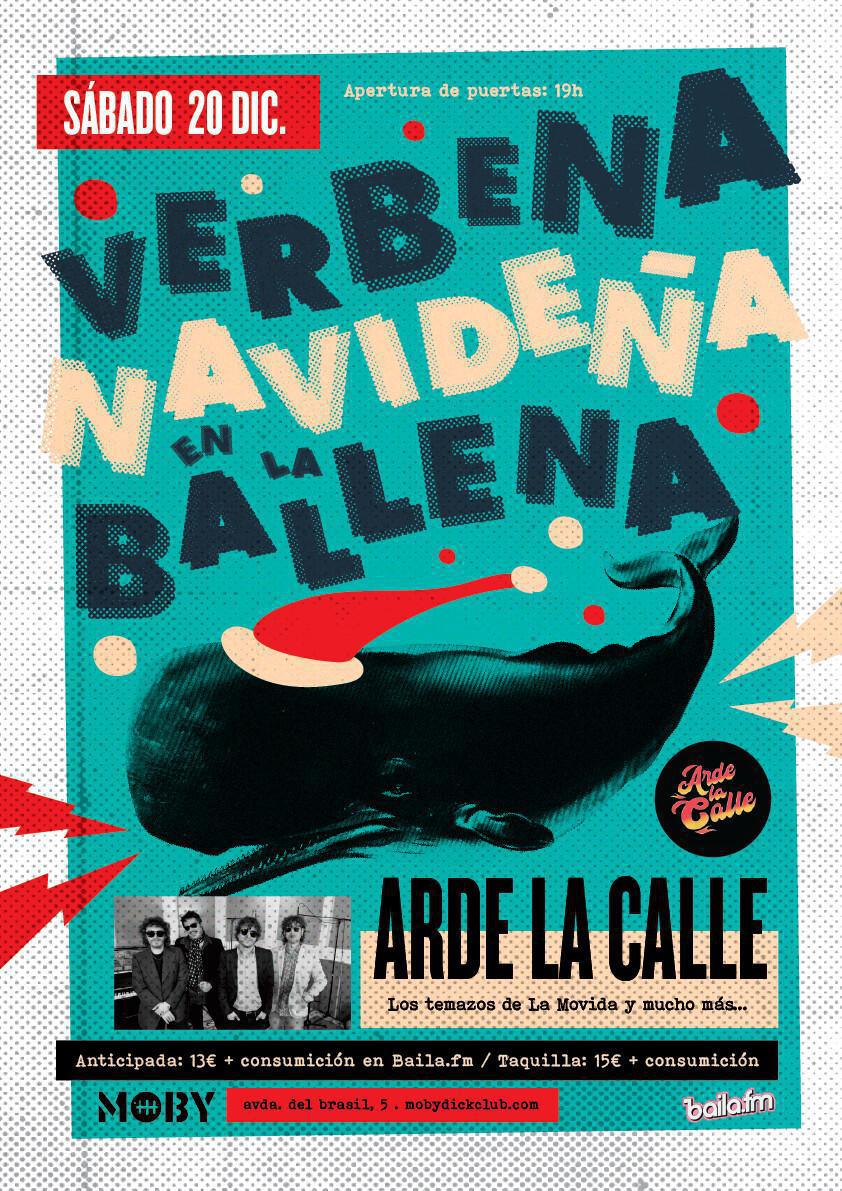 VERBENA EN LA BALLENA CON ARDE LA CALLE VERBENA EN LA BALLENA CON ARDE LA CALLE