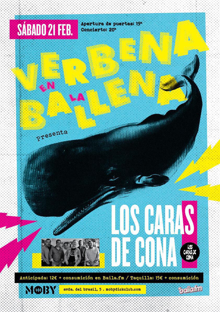 VERBENA EN LA BALLENA CON LOS CARA DE CONA VERBENA EN LA BALLENA CON LOS CARA DE CONA