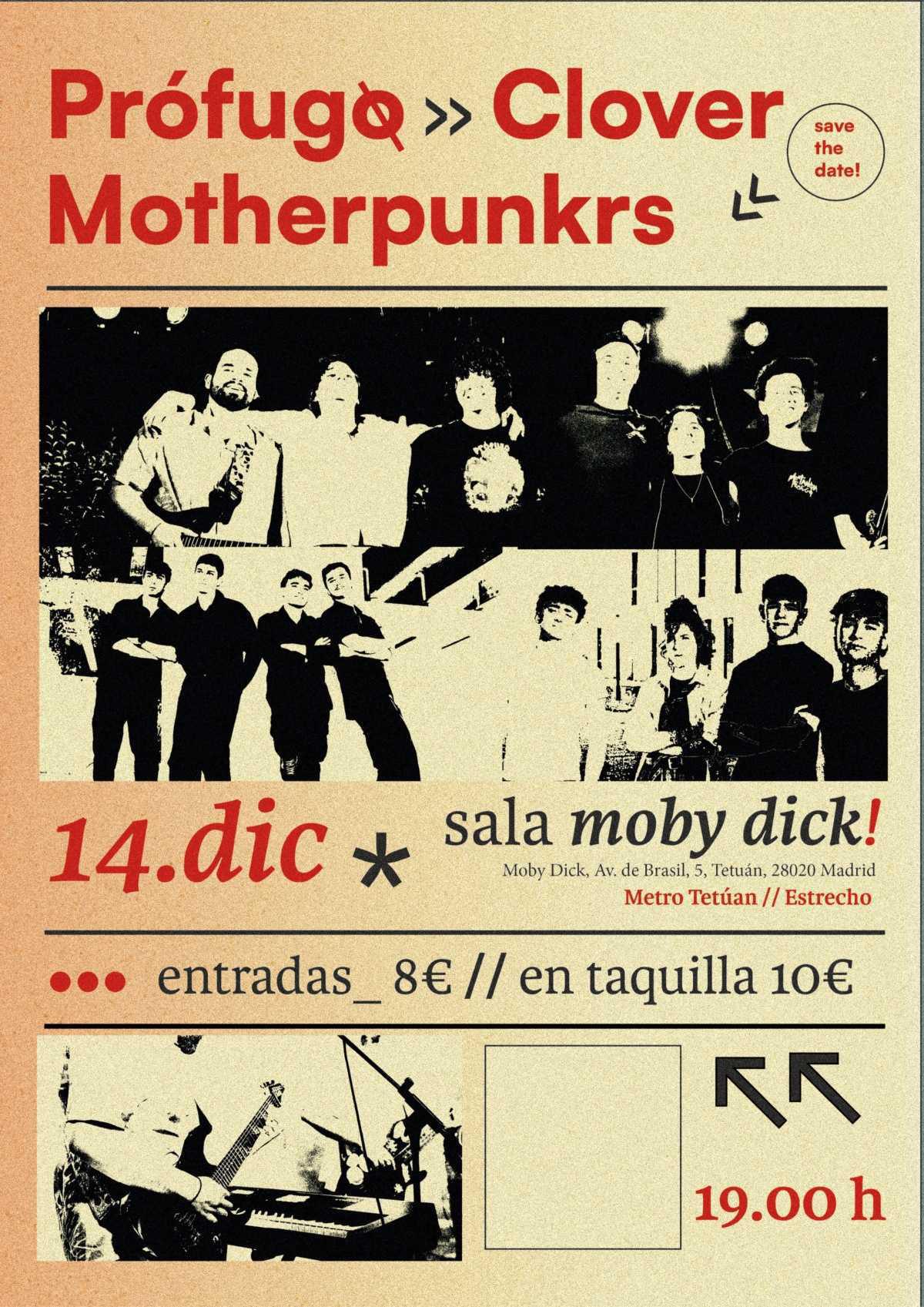 CLOVER + PRÓFUGØ + MOTHERPUNK’RS