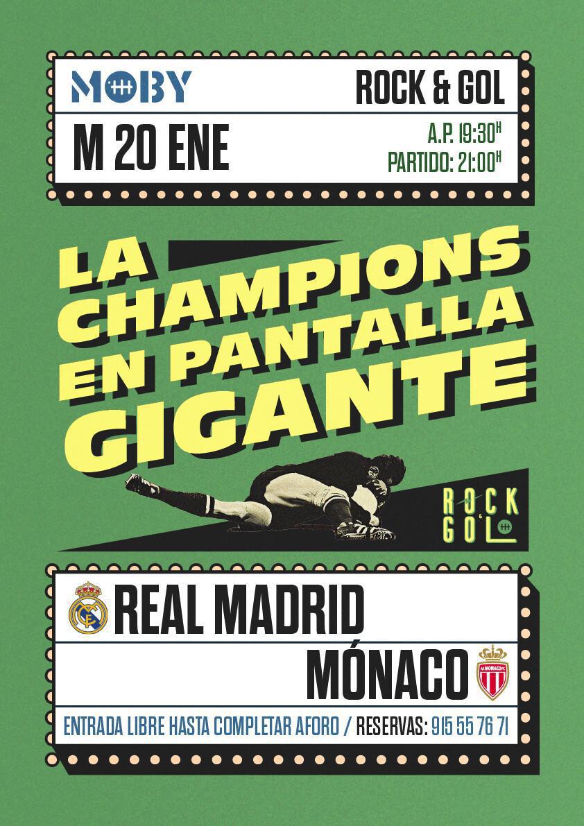 ROCK&GOL: REAL MADRID vs MONACO – CHAMPIONS’ LEAGUE ROCK&GOL: REAL MADRID vs MONACO – CHAMPIONS’ LEAGUE