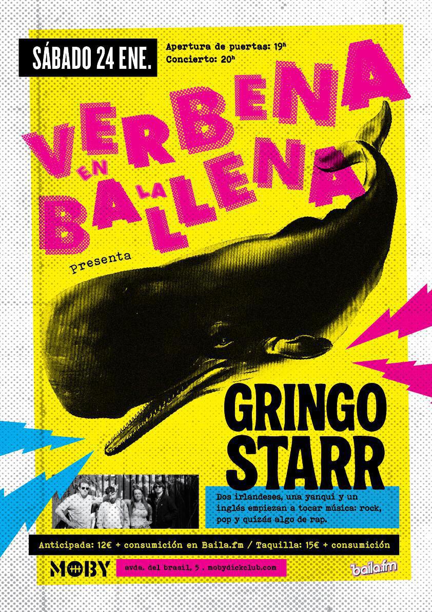 VERBENA EN LA BALLENA CON GRINGO STARR VERBENA EN LA BALLENA CON GRINGO STARR