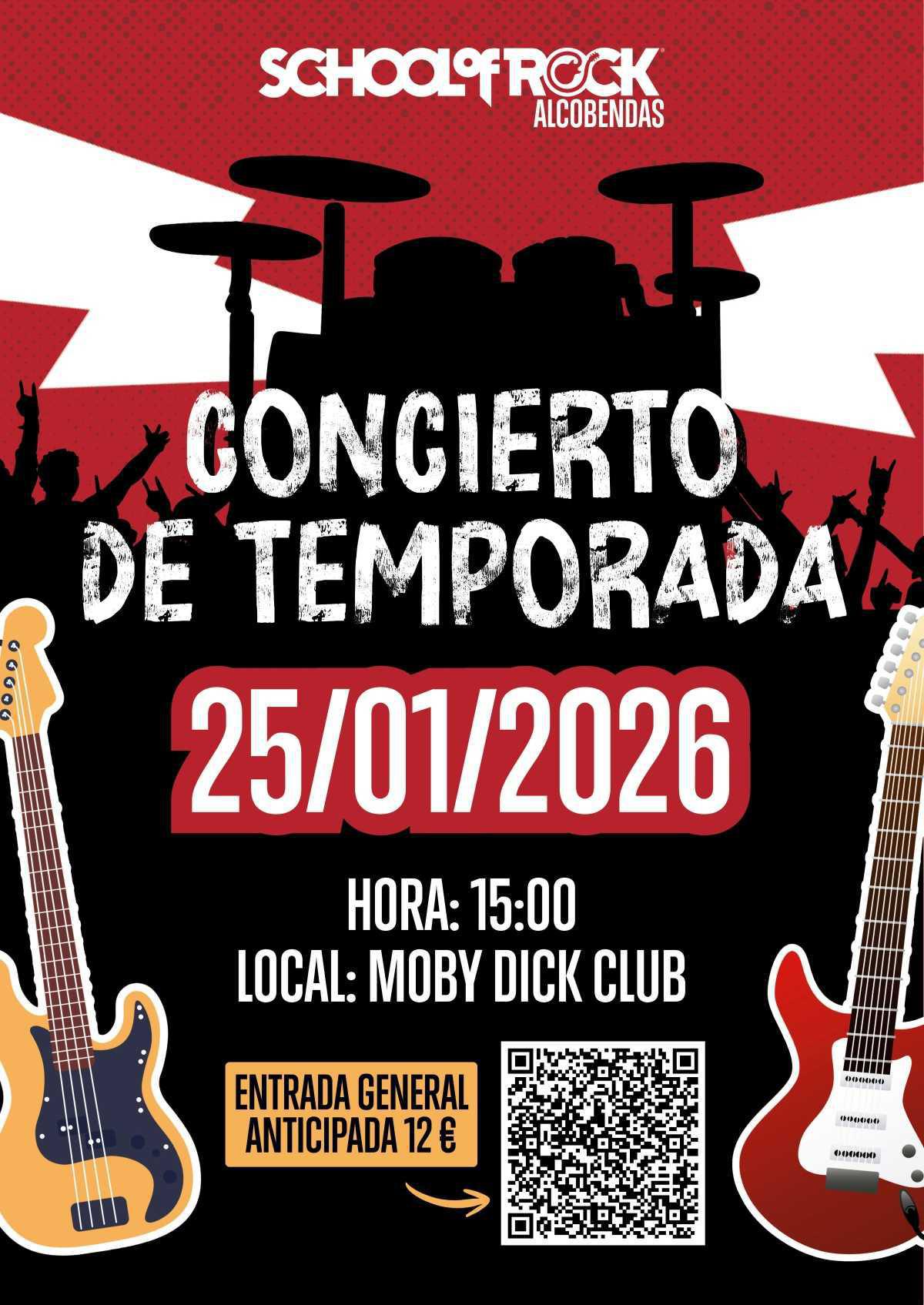 SCHOOL OF ROCK ALCOBENDAS - CONCIERTO DE TEMPORADA SCHOOL OF ROCK ALCOBENDAS - CONCIERTO DE TEMPORADA