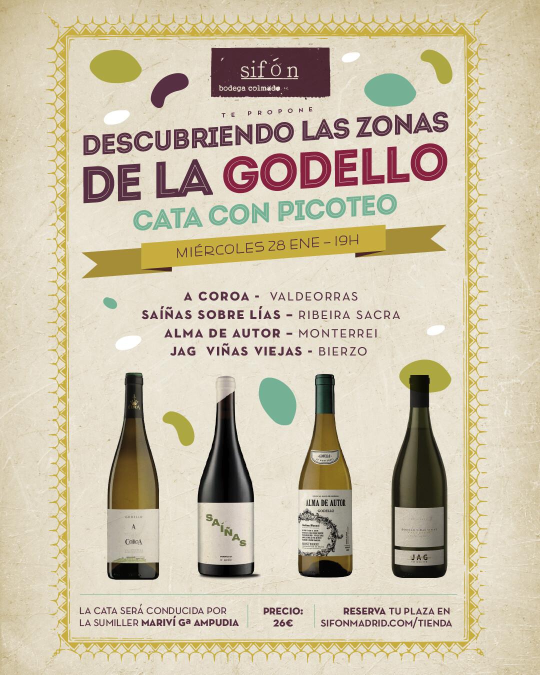 CATA CON PICOTEO: LAS ZONAS DE LA GODELLO CATA CON PICOTEO: LAS ZONAS DE LA GODELLO