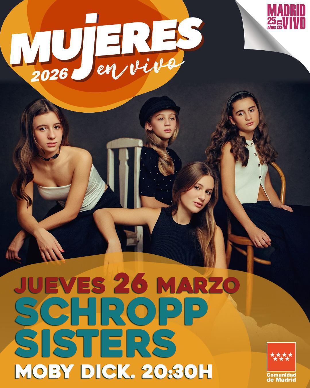 MUJERES EN VIVO 2026: SCHROPP SISTERS MUJERES EN VIVO 2026: SCHROPP SISTERS