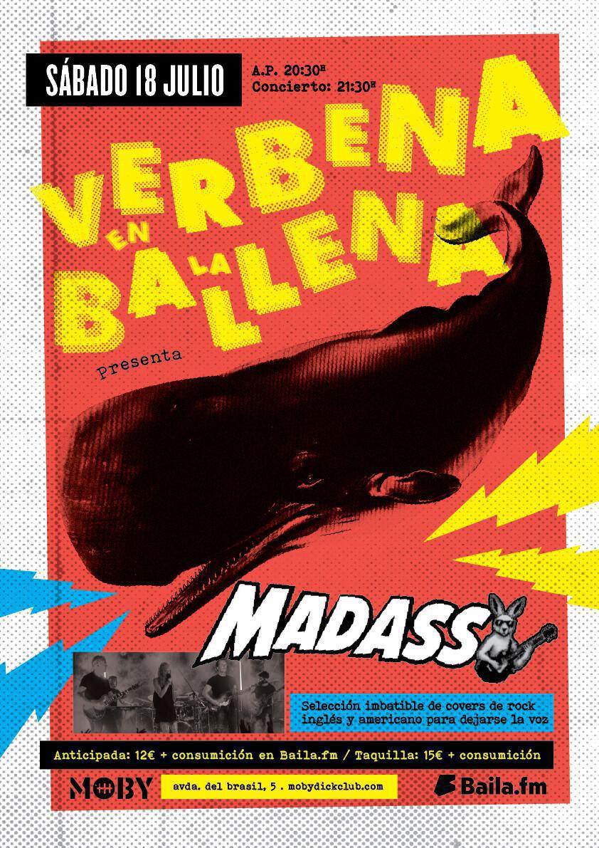VERBENA EN LA BALLENA CON MADASS VERBENA EN LA BALLENA CON MADASS