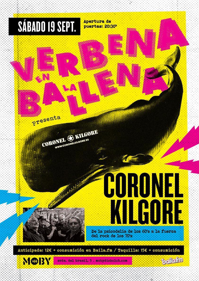 VERBENA EN LA BALLENA CON CORONEL KILGORE
