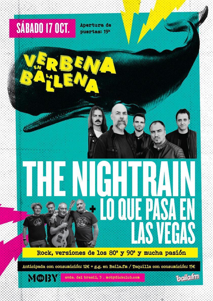 VERBENA EN LA BALLENA CON THE NIGHTRAIN + LO QUE PASA EN LAS VEGAS