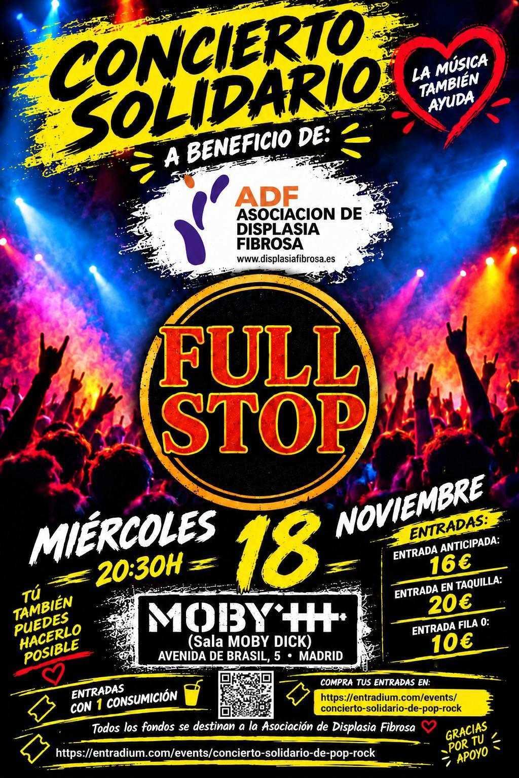 FULLSTOP. Concierto a beneficio de ADF FULLSTOP. Concierto a beneficio de ADF