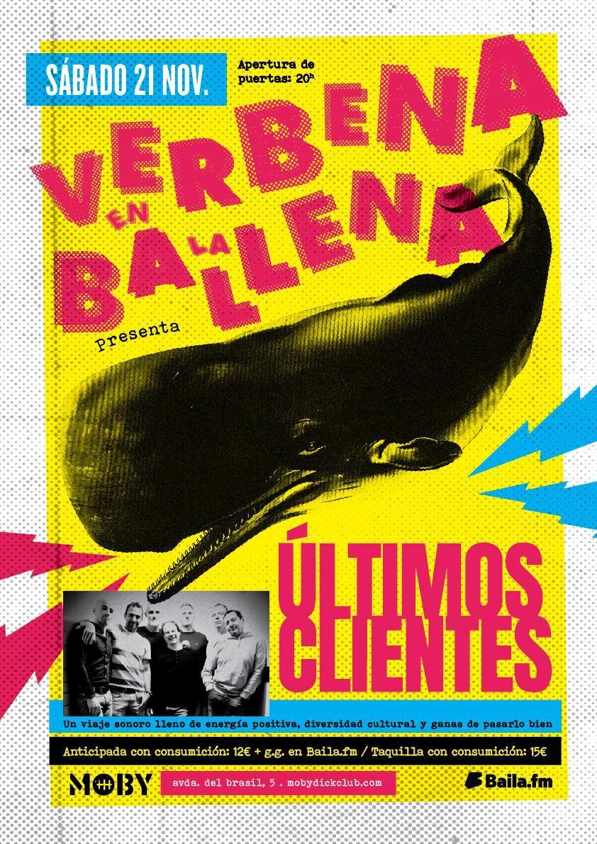VERBENA EN LA BALLENA CON ÚLTIMOS CLIENTES