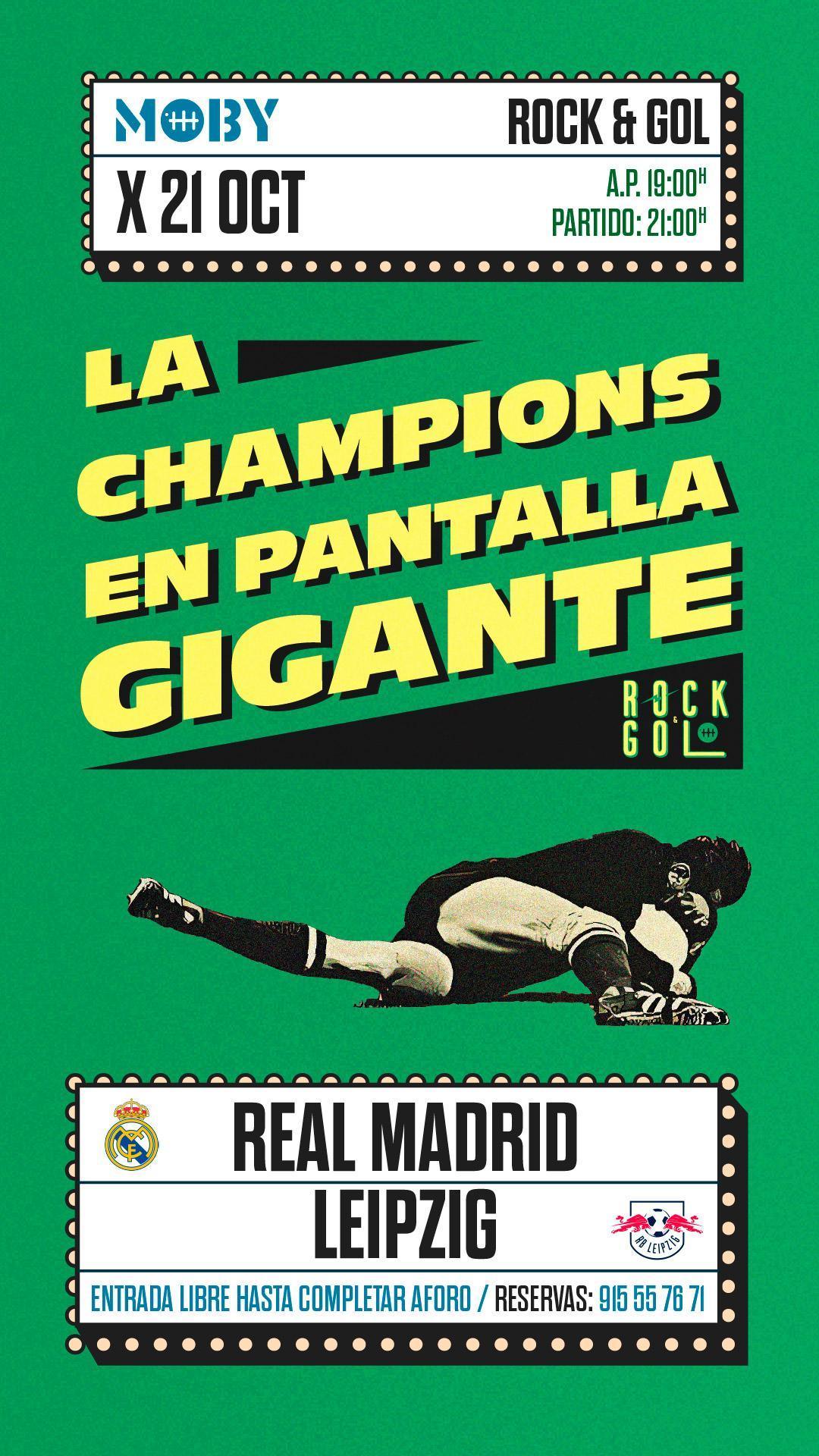  ROCK & GOL CHAMPIONS LEAGUE: REAL MADRID vs LEIPZIG