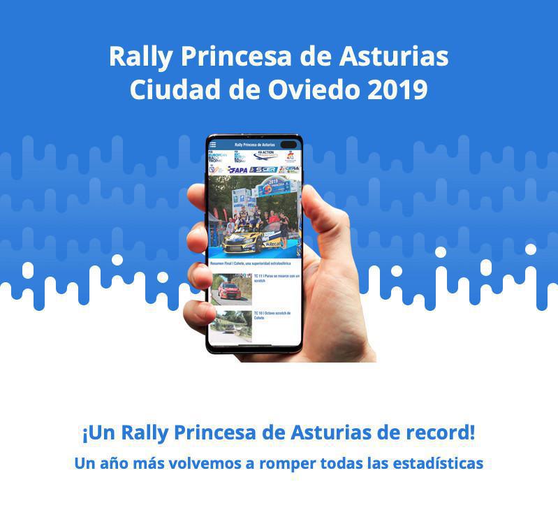 Cifras de éxito en la Web App y Redes Sociales del 56 Rally Princesa de Asturias-Ciudad de Oviedo. Cifras de éxito en la Web App y Redes Sociales del 56 Rally Princesa de Asturias-Ciudad de Oviedo.