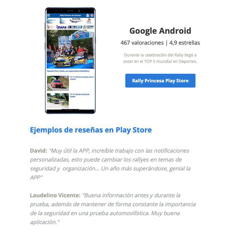 Cifras de éxito en la Web App y Redes Sociales del 56 Rally Princesa de Asturias-Ciudad de Oviedo. Cifras de éxito en la Web App y Redes Sociales del 56 Rally Princesa de Asturias-Ciudad de Oviedo.