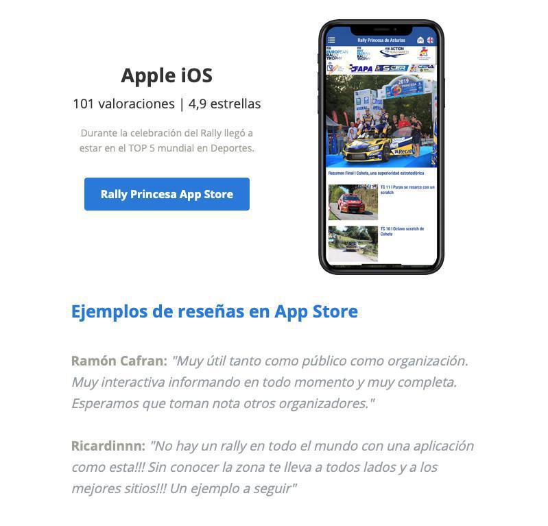 Cifras de éxito en la Web App y Redes Sociales del 56 Rally Princesa de Asturias-Ciudad de Oviedo. Cifras de éxito en la Web App y Redes Sociales del 56 Rally Princesa de Asturias-Ciudad de Oviedo.