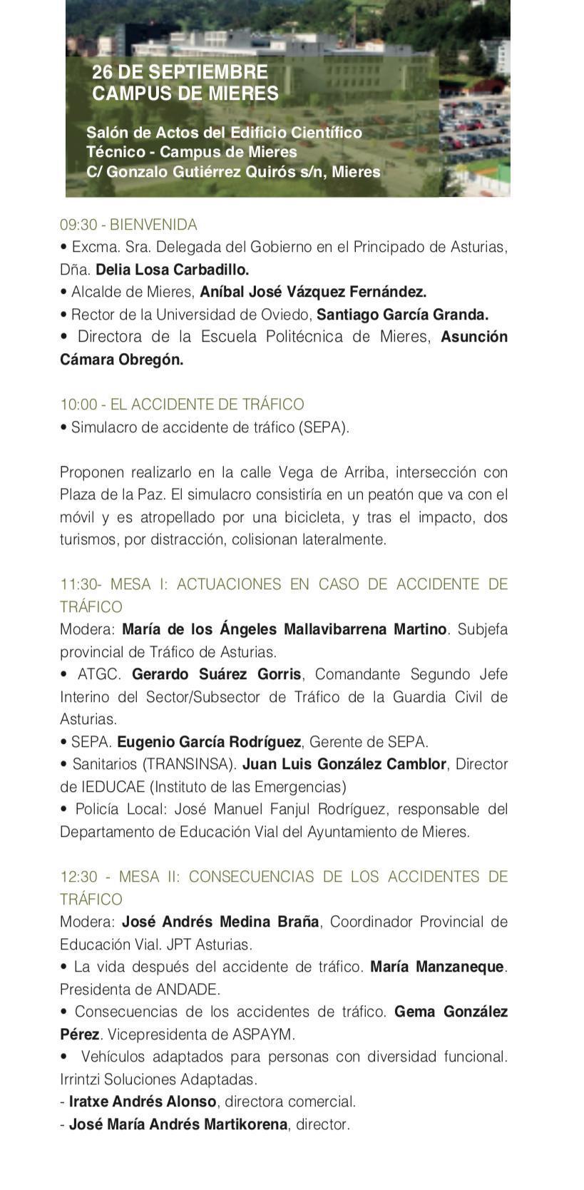 Semana de la Movilidad Sostenible y Segura UNIOVI Semana de la Movilidad Sostenible y Segura UNIOVI