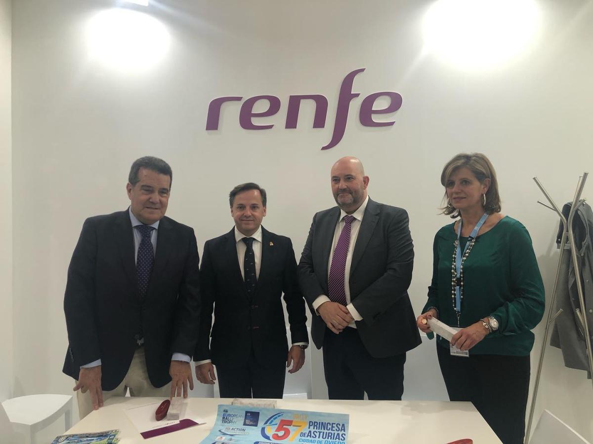 El Rally Princesa de Asturias Ciudad de Oviedo en FITUR. Firmado el convenio 2020 con RENFE. El Rally Princesa de Asturias Ciudad de Oviedo en FITUR. Firmado el convenio 2020 con RENFE.