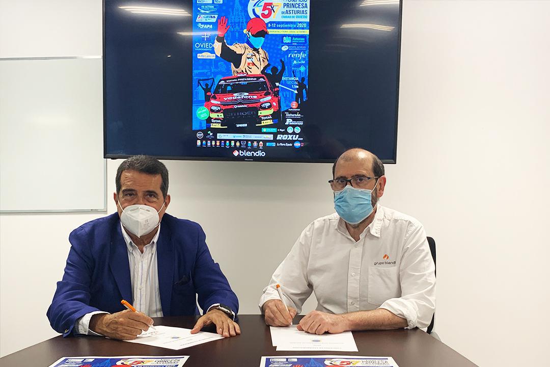 Grupo Blendio apuesta por el Rally Princesa de Asturias Grupo Blendio apuesta por el Rally Princesa de Asturias