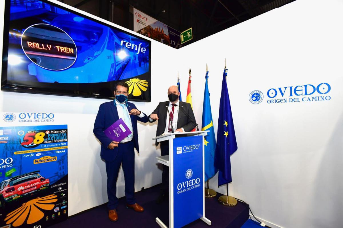 El Rally Blendio Princesa de Asturias Ciudad de Oviedo renueva su acuerdo con Renfe para promover el transporte sostenible El Rally Blendio Princesa de Asturias Ciudad de Oviedo renueva su acuerdo con Renfe para promover el transporte sostenible