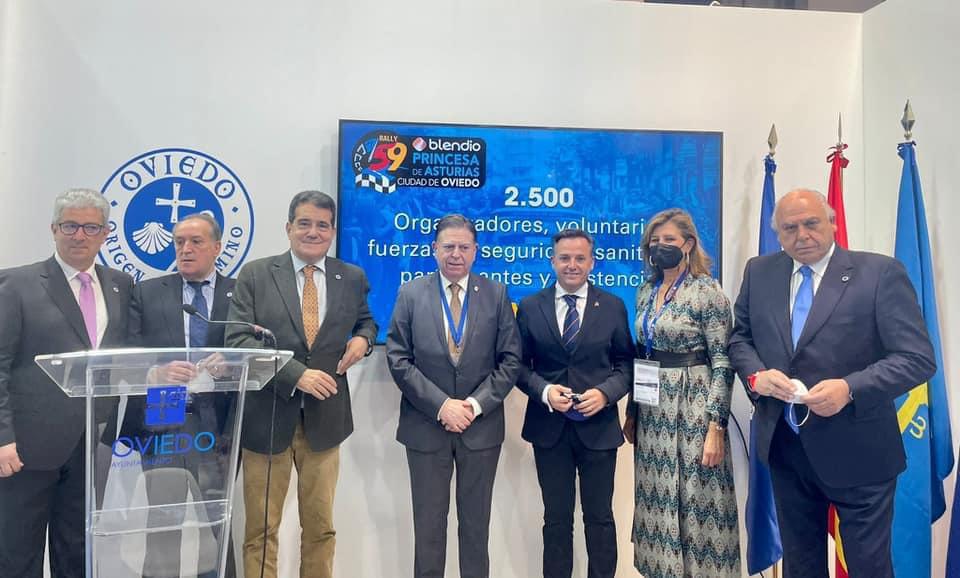 FITUR. Banderazo de salida de la promoción del 59 Rally Blendio Princesa de Asturias Ciudad de Oviedo FITUR. Banderazo de salida de la promoción del 59 Rally Blendio Princesa de Asturias Ciudad de Oviedo