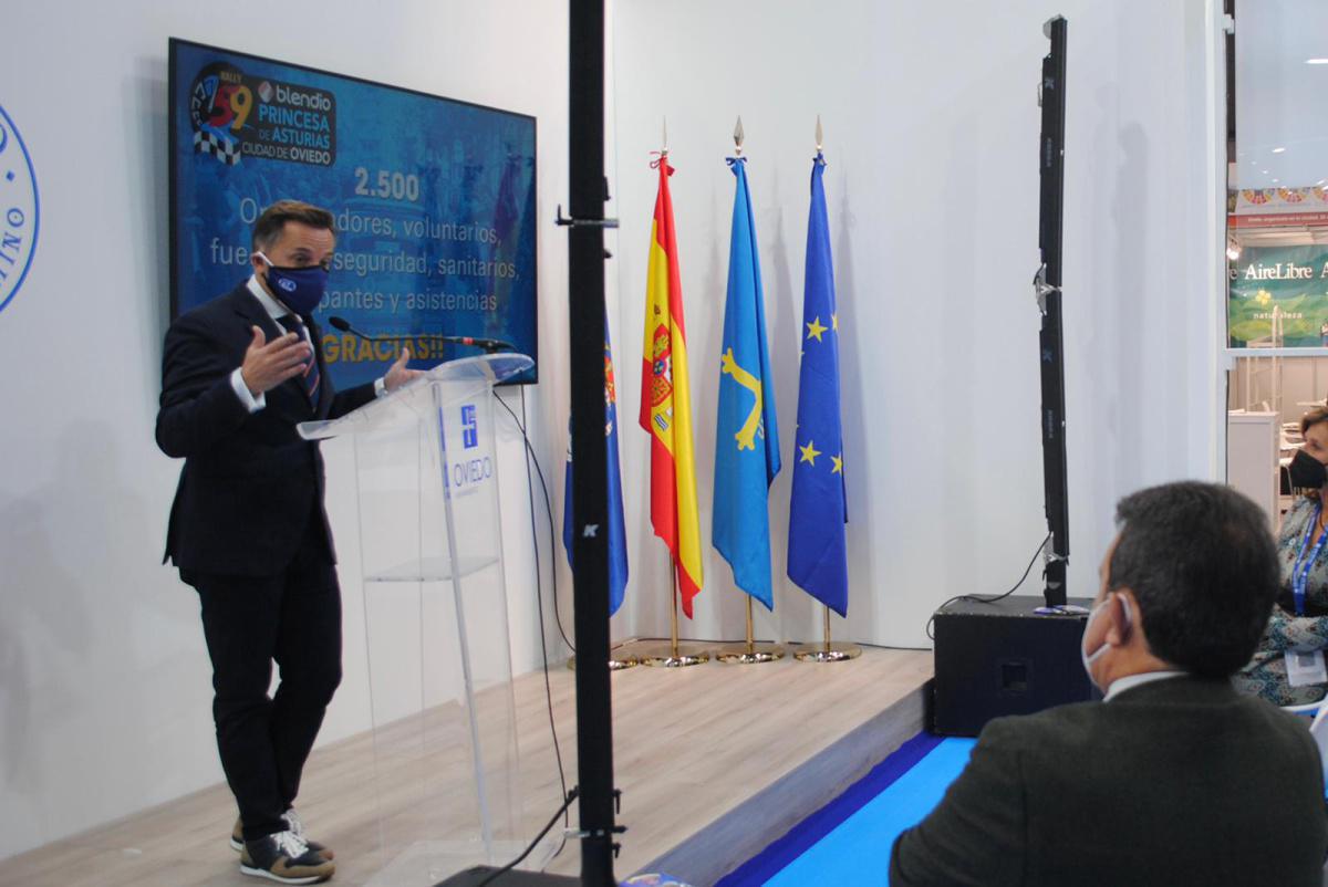 FITUR. Banderazo de salida de la promoción del 59 Rally Blendio Princesa de Asturias Ciudad de Oviedo FITUR. Banderazo de salida de la promoción del 59 Rally Blendio Princesa de Asturias Ciudad de Oviedo