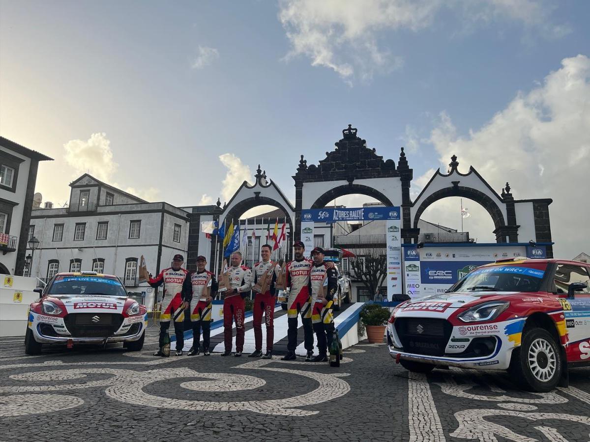 Efrén Llarena y Sara Fernández, primer triunfo absoluto en el ERC Efrén Llarena y Sara Fernández, primer triunfo absoluto en el ERC