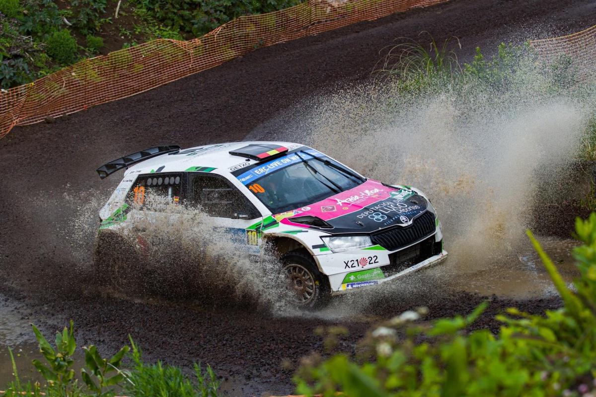 Efrén Llarena y Sara Fernández, primer triunfo absoluto en el ERC Efrén Llarena y Sara Fernández, primer triunfo absoluto en el ERC