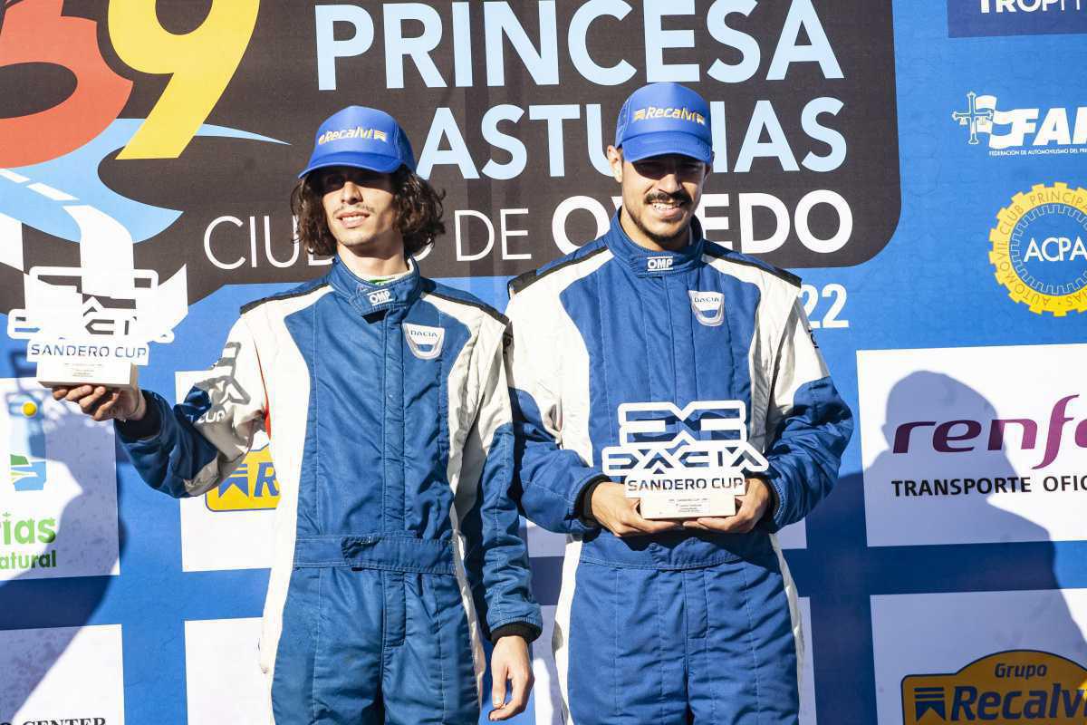 Víctor Solórzano se lleva una disputada Dacia Sandero Rally Cup Víctor Solórzano se lleva una disputada Dacia Sandero Rally Cup