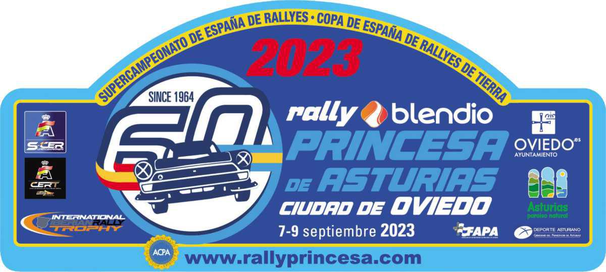 Participación de gran calidad en el 60 Rally Blendio Princesa de Asturias Ciudad de Oviedo