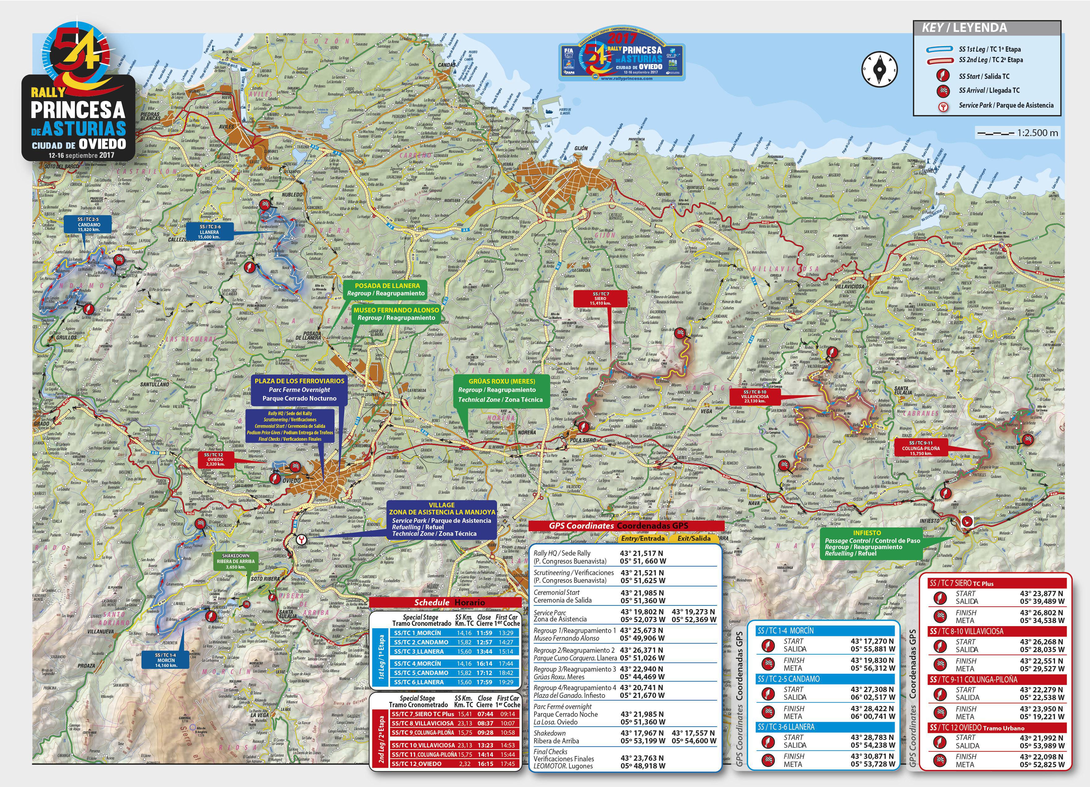 Nuevo recorrido para el Rally Princesa de Asturias Nuevo recorrido para el Rally Princesa de Asturias