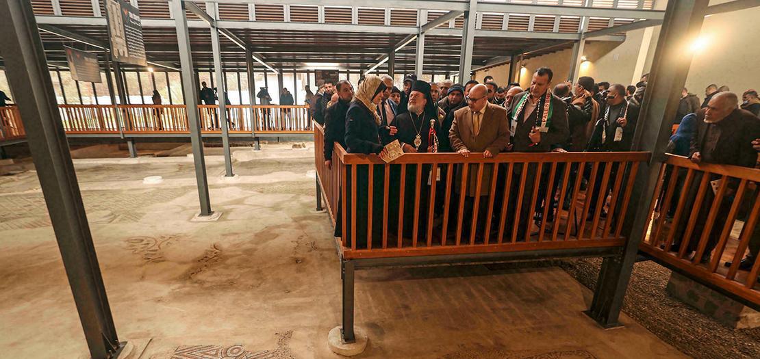 افتتاح موقع كنيسة بيزنطية تعود للقرن الخامس الميلادي في غزة