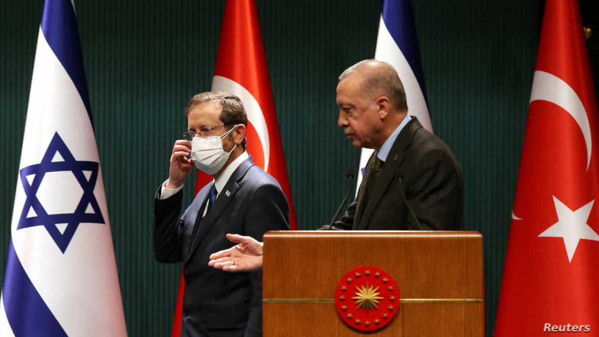 الرئيس الاسرائيلي يختتم زيارته لتركيا