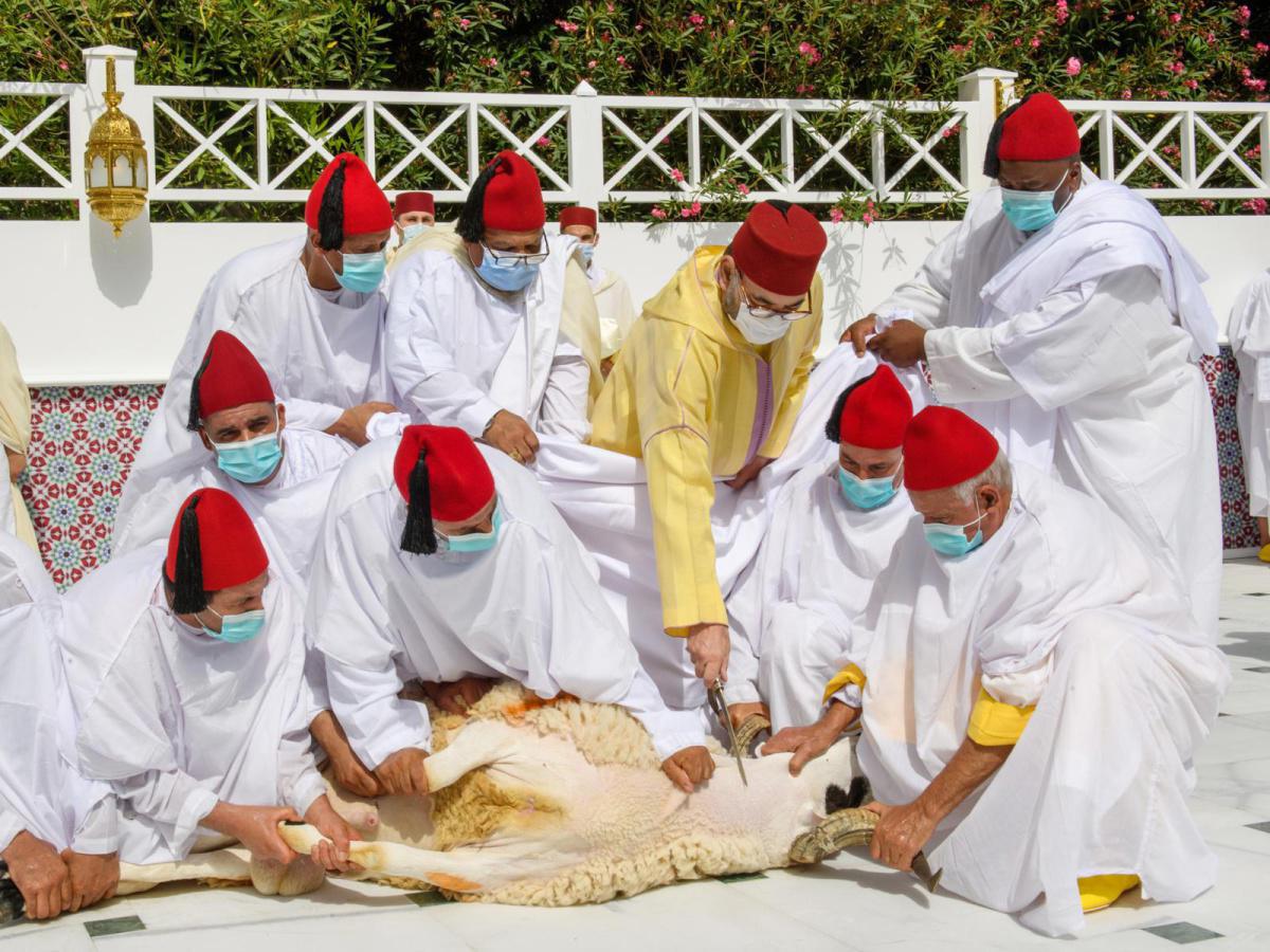 المغرب. أمير المؤمنين يؤدي صلاة عيد الأضحى ويقوم بنحر أضحية العيد