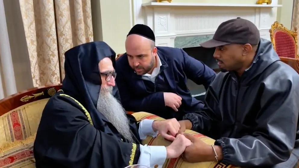 كانيي ويست يلتقي الحاخام المغربي بينتو: محاولة اعتذار ومواقف متباينة كانيي ويست يلتقي الحاخام المغربي بينتو: محاولة اعتذار ومواقف متباينة