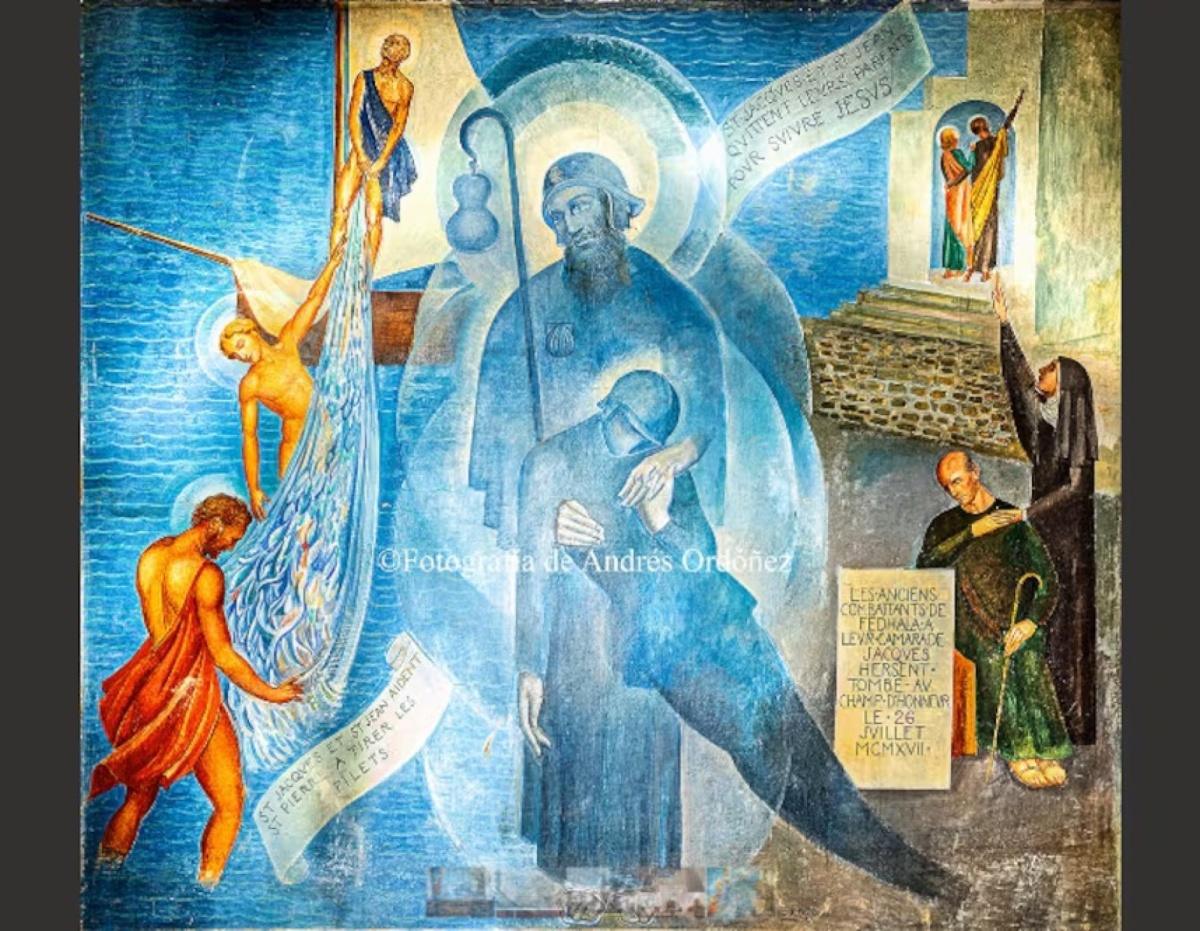 اكتشاف جدارية لآنخيل ثارّاغا في كنيسة بالمحمدية اكتشاف جدارية لآنخيل ثارّاغا في كنيسة بالمحمدية