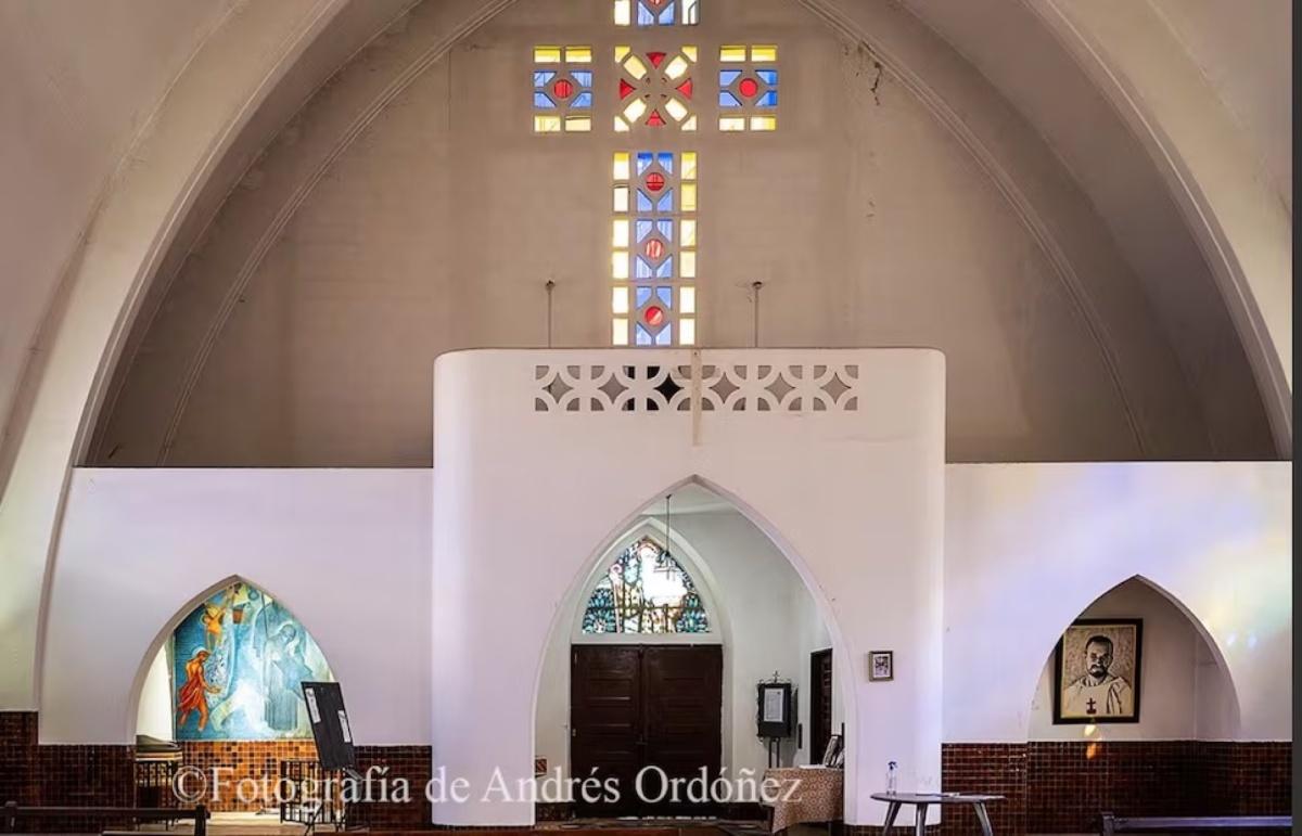 اكتشاف جدارية لآنخيل ثارّاغا في كنيسة بالمحمدية اكتشاف جدارية لآنخيل ثارّاغا في كنيسة بالمحمدية