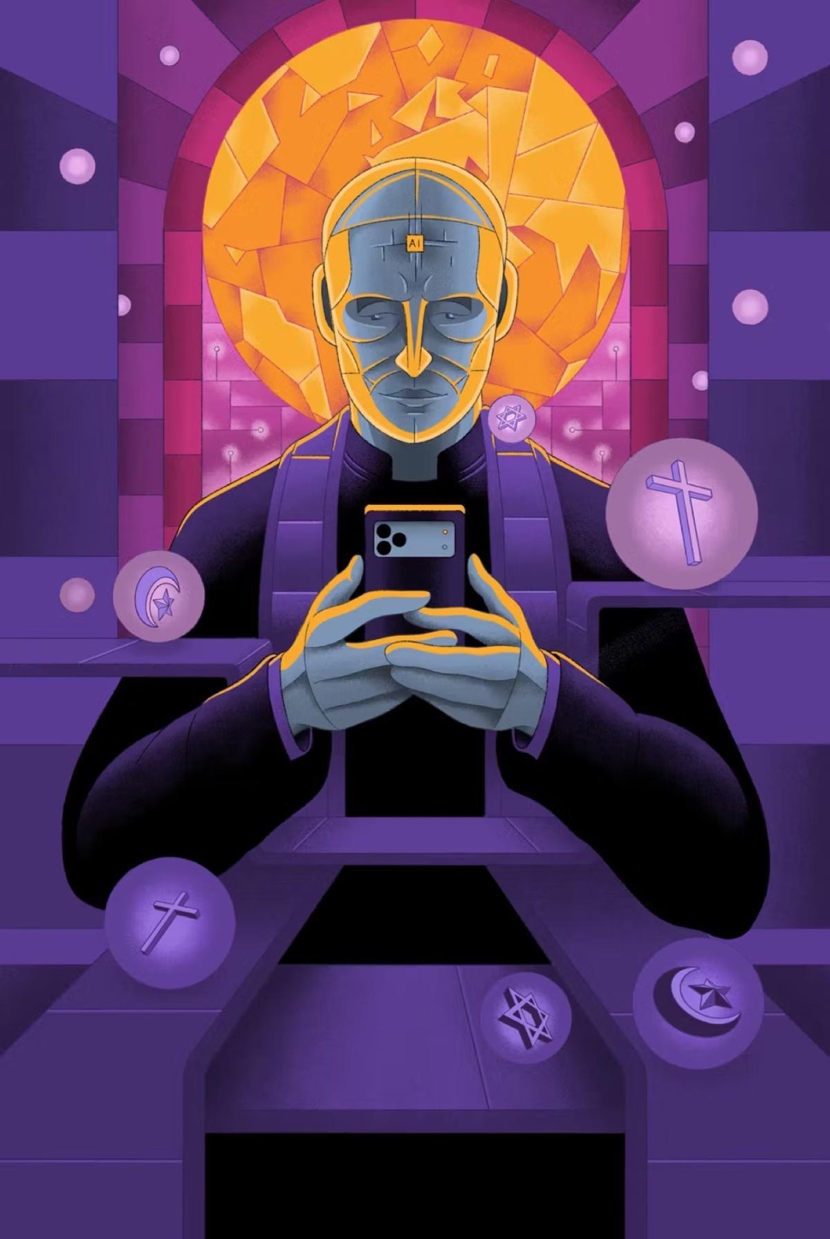 إيمان على شاشة مضيئة: كيف تحوّلَت الخوارزميات إلى طريق خفيّ نحو الروحانية