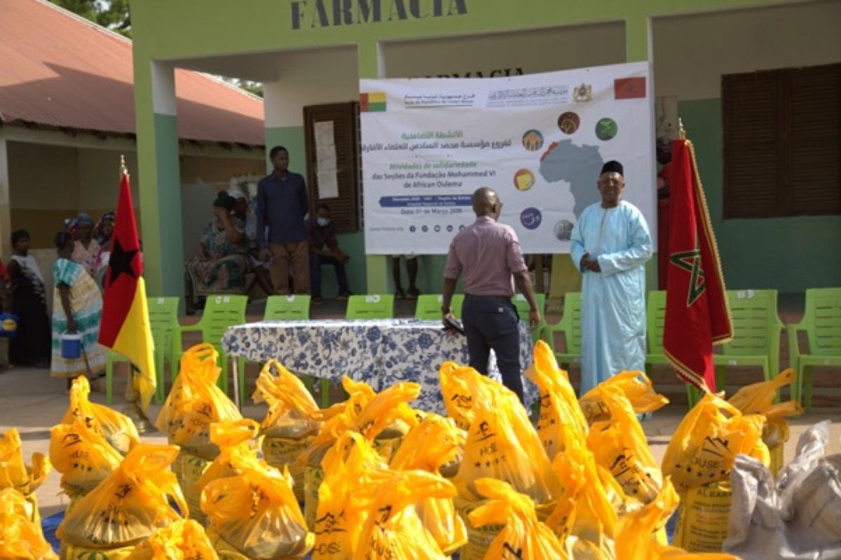 تضامن في غينيا بيساو: 260 سلة غذائية للأسر المتضررة تضامن في غينيا بيساو: 260 سلة غذائية للأسر المتضررة