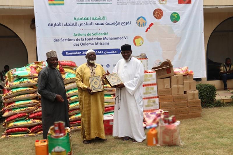 توغو: تضامن ديني من فرع مؤسسة محمد السادس للعلماء الأفارقة لتمكين الفئات الهشة توغو: تضامن ديني من فرع مؤسسة محمد السادس للعلماء الأفارقة لتمكين الفئات الهشة
