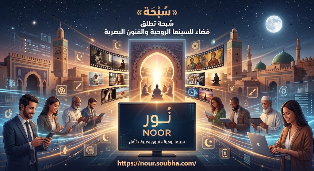 «سُبْحَة تطلق «نور»: منصة للسينما الروحية والفنون البصرية
