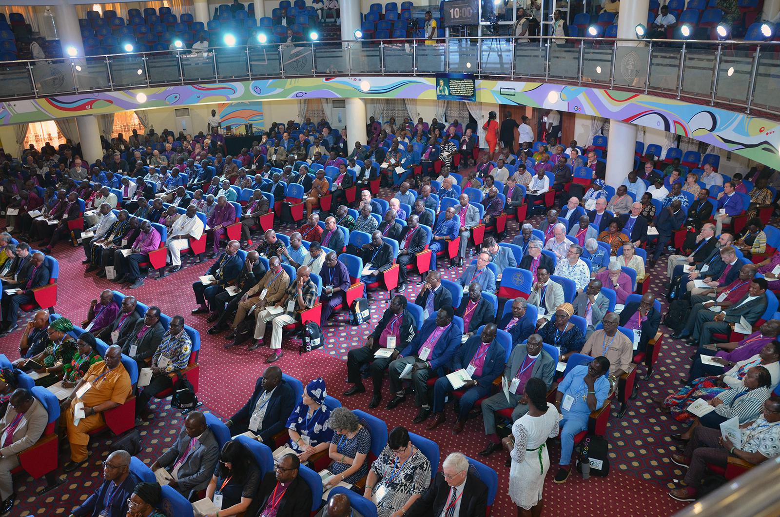  قادة العديد من الكنائس الأنجليكانية يحضرون قداسًا على هامش اجتماعهم في الاتحاد الأنجليكاني العالمي في أبوجا، نيجيريا، الأربعاء 4 مارس/آذار 2026. (صورة من وكالة أسوشييتد برس/أولاميكان غبيميغا) 