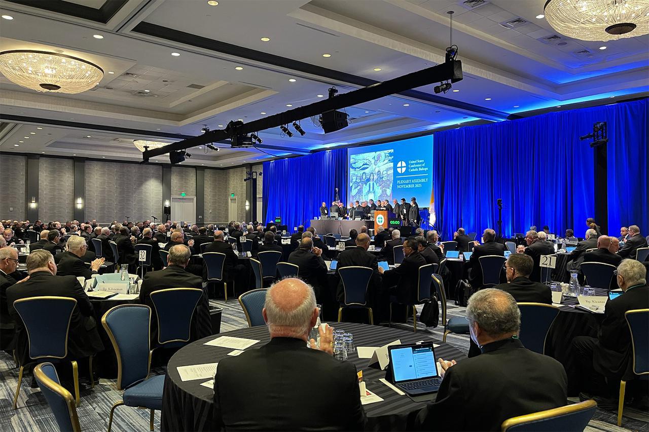 اجتمعت مؤتمر أساقفة الكاثوليك في الولايات المتحدة في فندق بالتيمور ماريوت ووترفرونت، يوم الثلاثاء 11 نوفمبر 2025