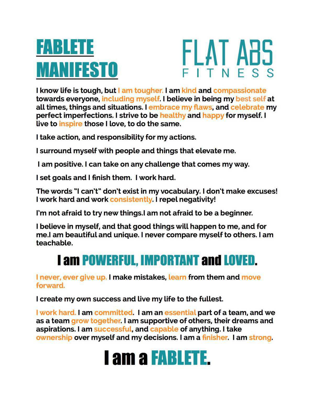 2nd: Download the FABLETE Manifesto