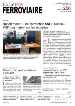 À lire dans La Lettre ferroviaire 256