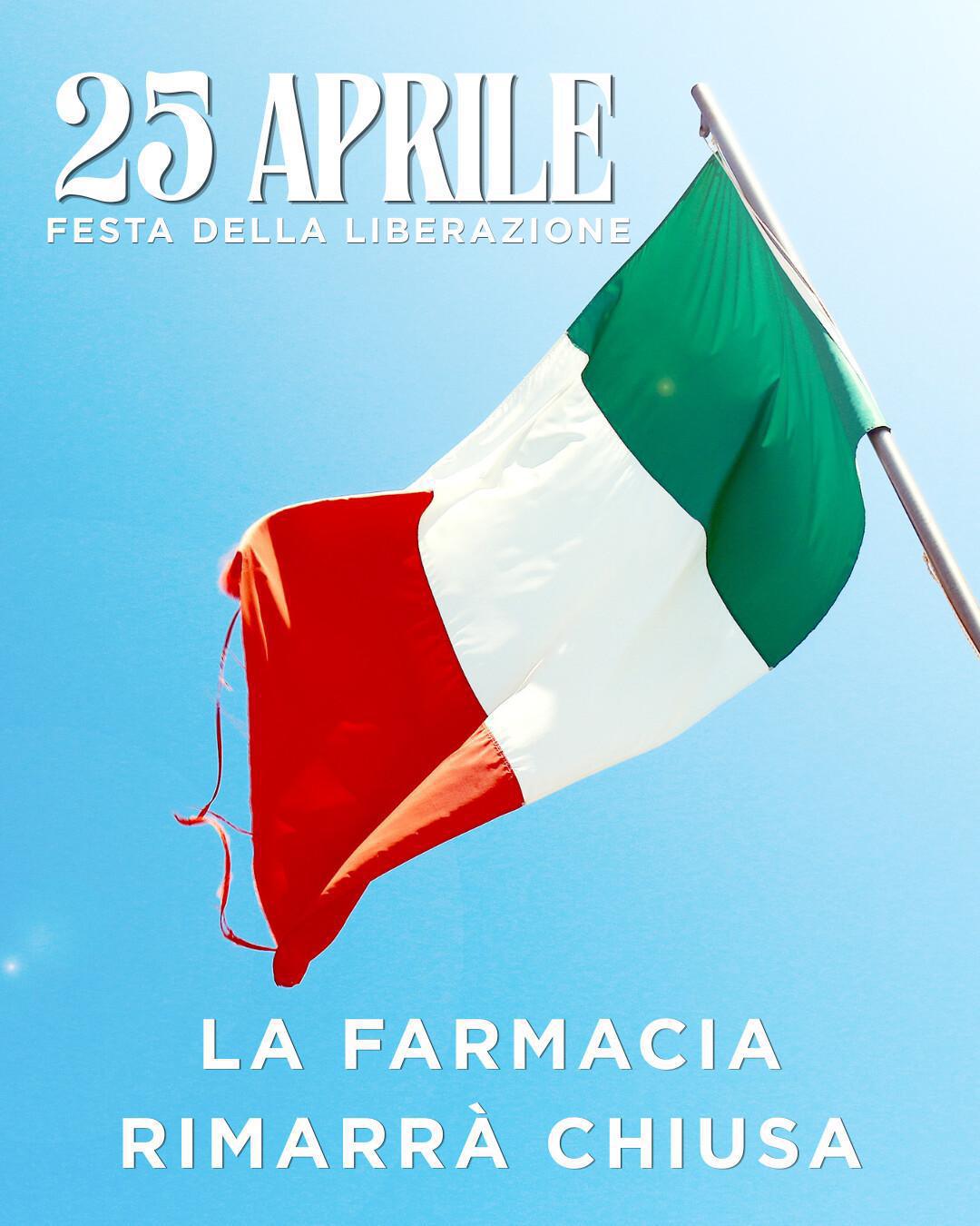 Chiusi sabato 25 aprile