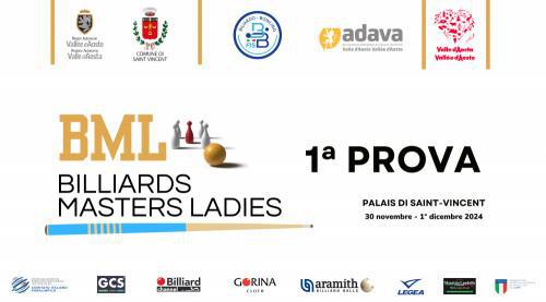 AL VIA LA PRIMA PROVA DEL "BILLIARDS MASTERS LADIES"