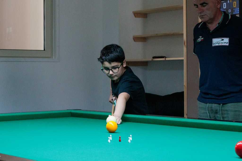 CONCLUSO IL PRIMO CORSO DI BILIARDO PER BAMBINI AL CIRCOLO RICREATIVO LURÈ DI NEVIANO