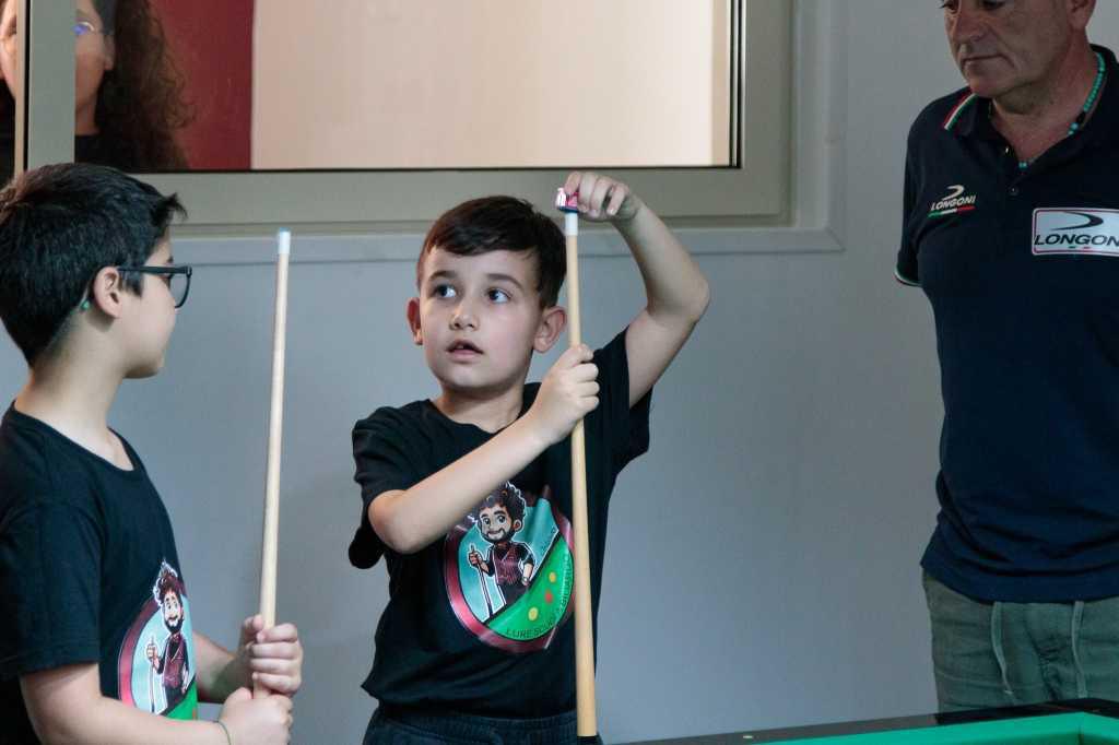 CONCLUSO IL PRIMO CORSO DI BILIARDO PER BAMBINI AL CIRCOLO RICREATIVO LURÈ DI NEVIANO