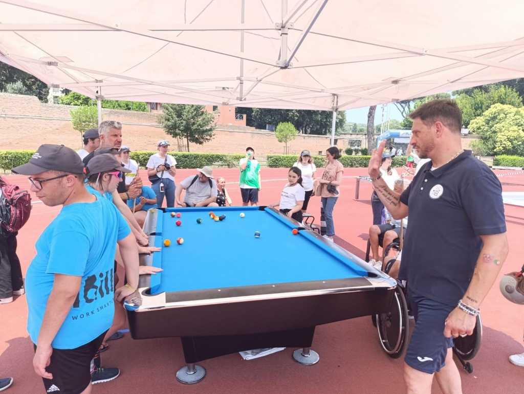 BILIARDO PARALIMPICO PROTAGONISTA AL FESTIVAL DELLO SPORT INCLUSIVO 2025