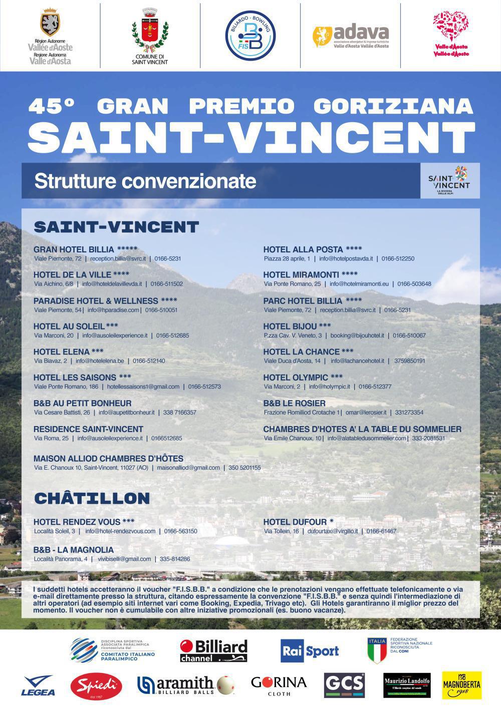 45° GRAN PREMIO GORIZIANA DI SAINT-VINCENT